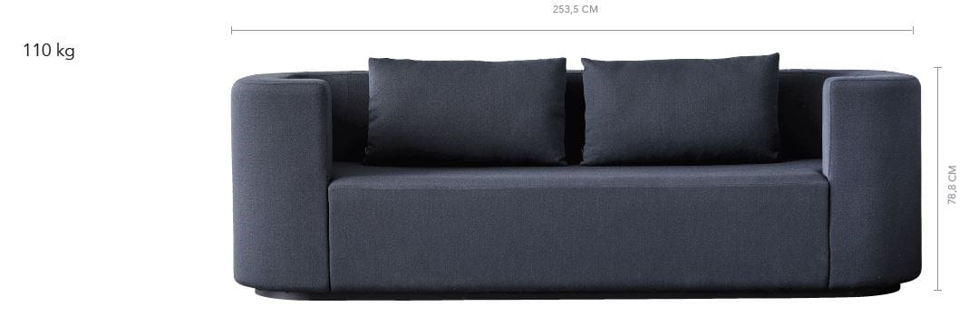 3-местный тканевый диван VERPAN VP168 ARCH-00028965 - Вид №13