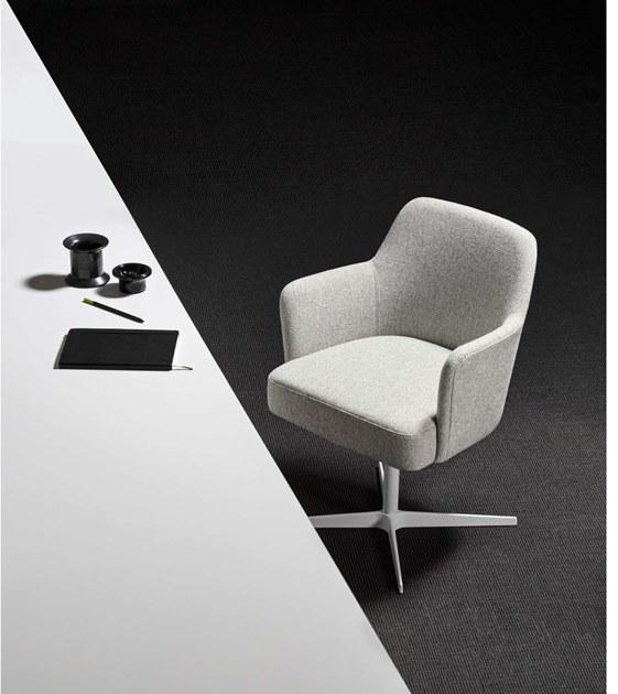 La Cividina 4-спицевый тканевый стул с подлокотниками Velour sun-id-1474322 - Вид №1