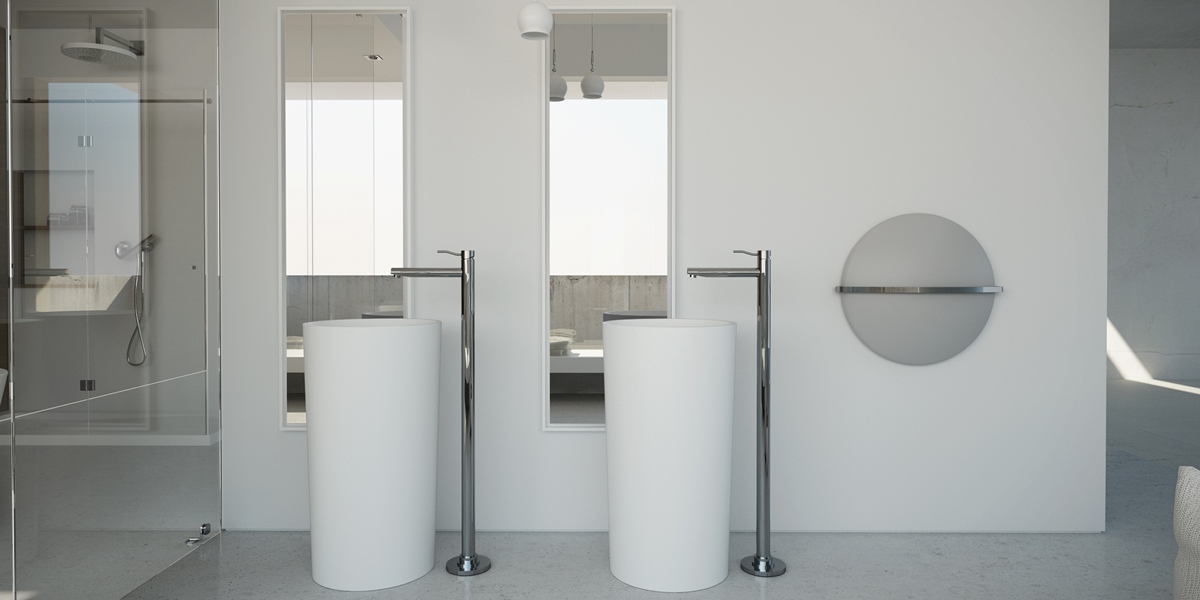 DMN0505 Накладная раковина на столешницу  круглая Dimasi  - Вид №2