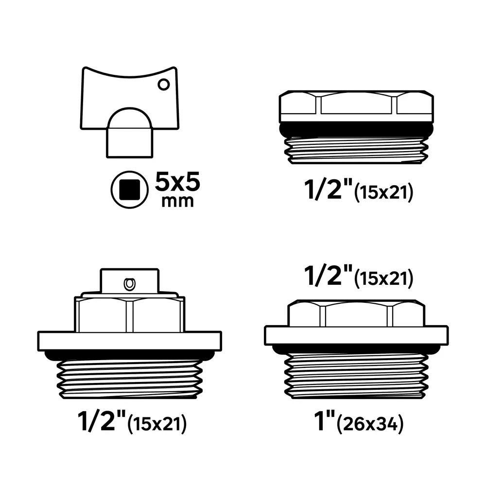Монтажный комплект для радиатора MONLID 1"x1/2" сталь с кронштейном белый 10 шт. 89374504 STLM-2142731  - Вид №3