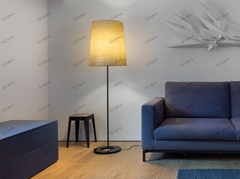 Quadrifoglio Торшер из льна с диммером Grace sun-id-1467636