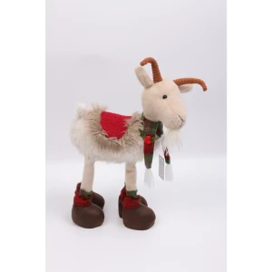 Новогодняя фигурка KREAFORTA Козлик 43 см бежевый