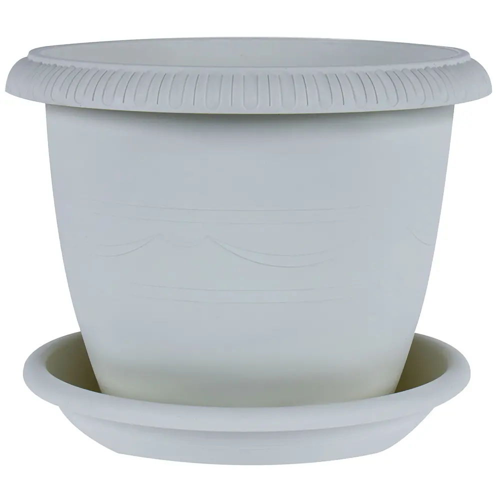 ТЕК.А.ТЕК Горшок Le Jardin с рельефным орнаментом для домашних растений 11951629 Жардин STLM-0001630