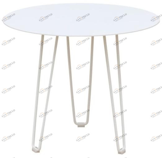 iSimar Круглый садовый стол из оцинкованной стали  9214 / 9215 