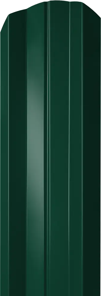 Santreyd Фигурный металлический штакетник с полимерным покрытием 1,5 м зеленый 84319473