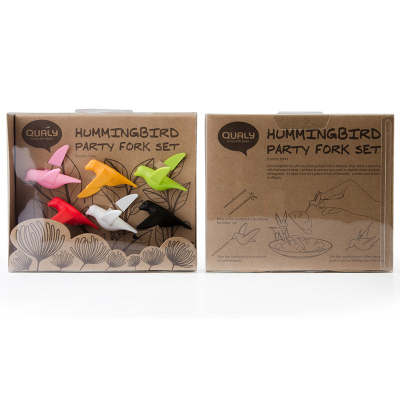 Набор для канапе Humming Bird 6 шт Qualy QL10103MX583 - Вид №3