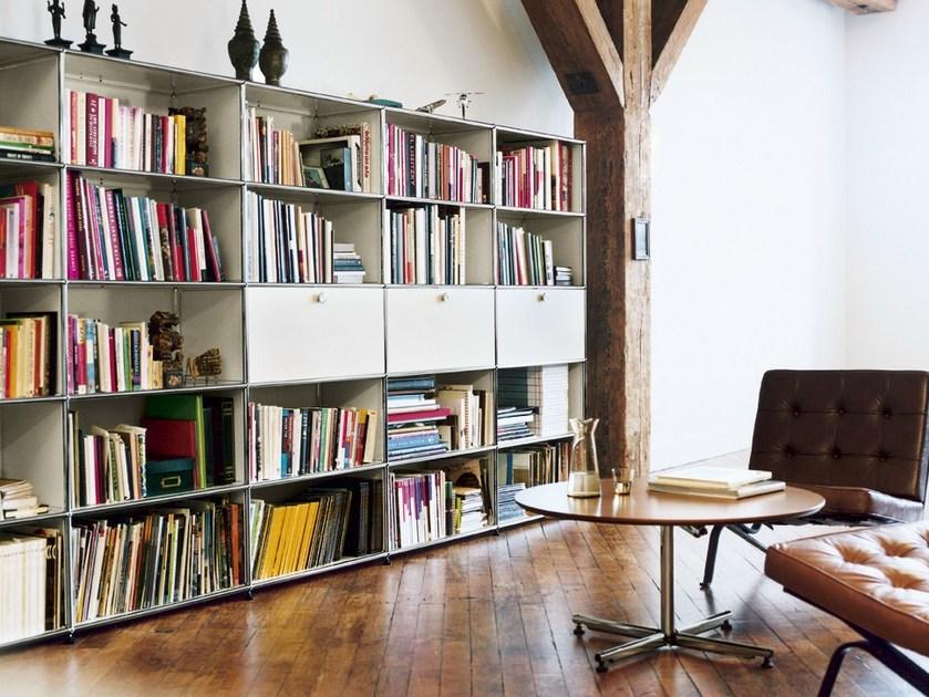 USM Модульный открытый книжный шкаф из металла Usm haller system sun-id-1347487 - Вид №2