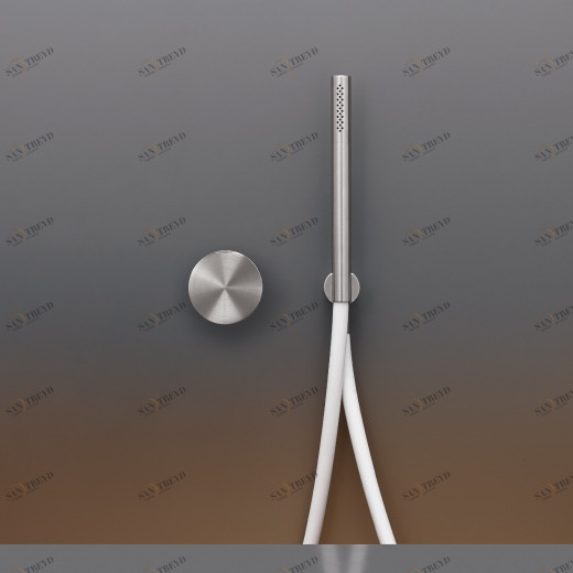 Настенный прогрессивный набор смеситель для ванной / душем с цилиндрическая ручной душ диаметром 18 м т  GIO24 CEADESIGN 