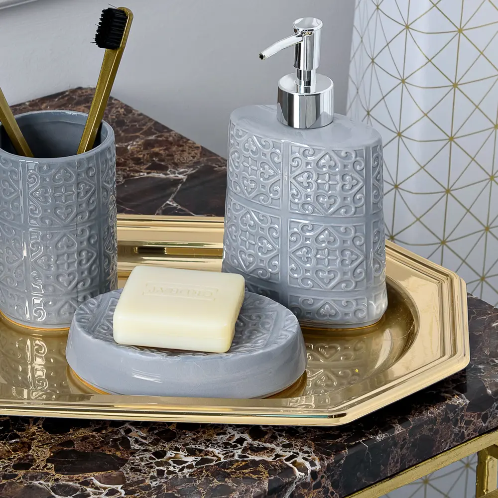 Мыльница Grey VERRAN STLM-2130002 - Вид №6