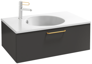 EB2515-R8-M90 Тумба под столешницу 80 см, 1 ящик, золотая ручка JACOB DELAFON ODÉON RIVE GAUCHE