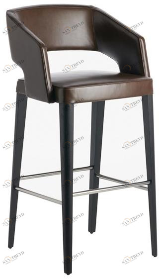 Potocco Высокий табурет с подлокотниками Jolly 751/aiiw