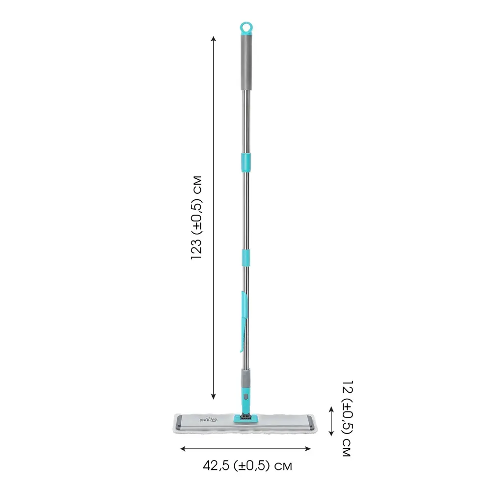 Швабра YOU'LL LOVE Ультра с телескопической ручкой и насадками из микрофибры 89350154 STLM-1072557 - Вид №4