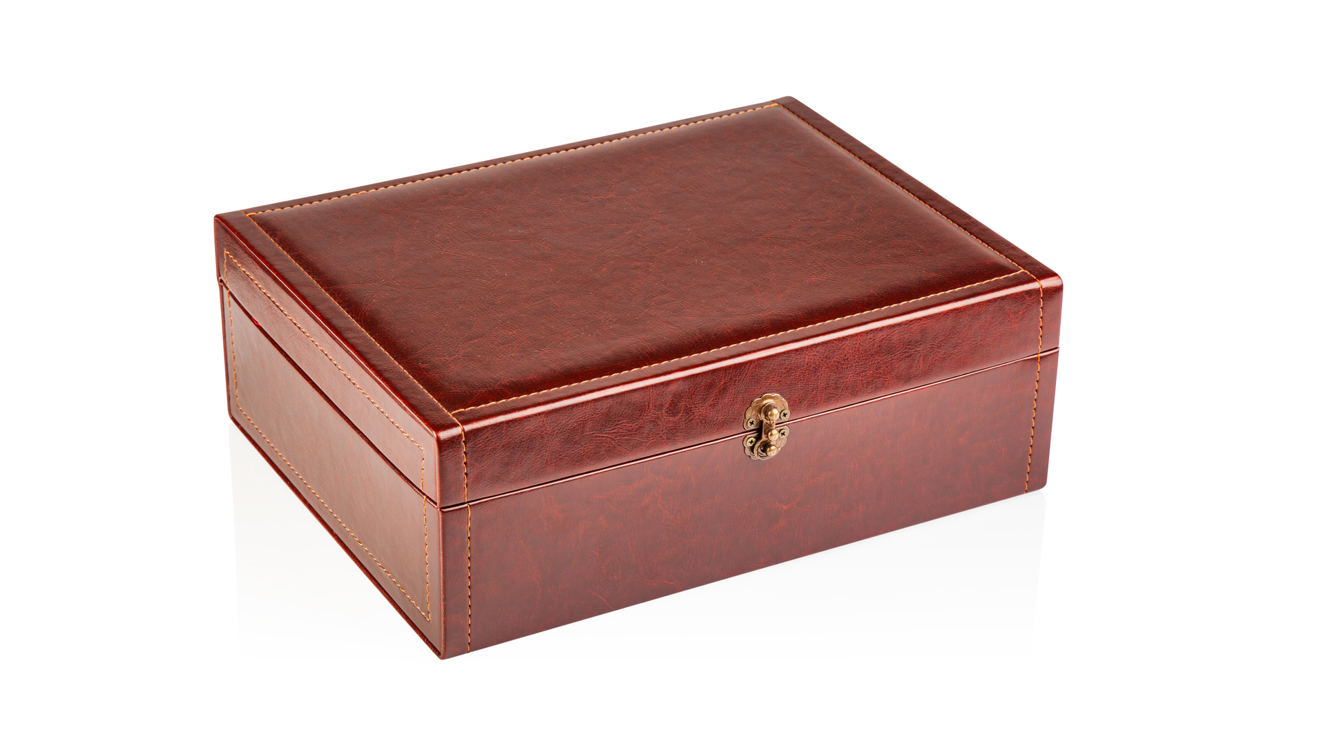 10624033 Шувалов Набор "Подарочный" в кожаном ларце Хрусталь  - Вид №1