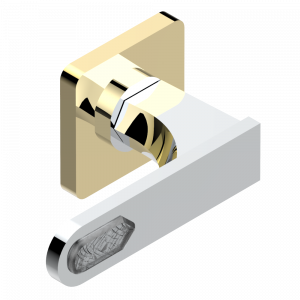 A6H-30B Маховик для встраиваемого в стену вентиля Thg-paris Profil с рукоятками с инкрустацией Lalique Хром/золото