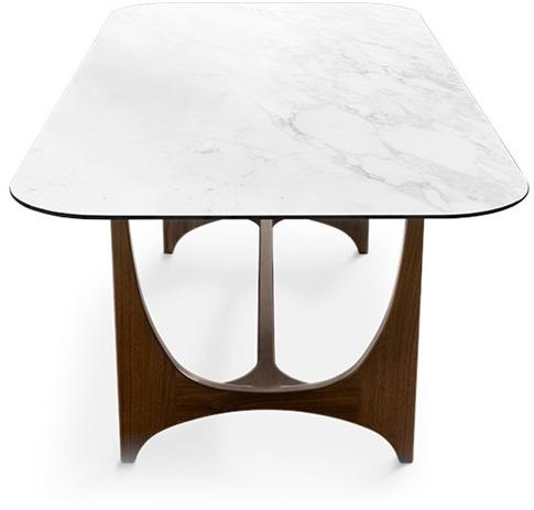 Essential Home Прямоугольный обеденный стол из мрамора calacatta gold La dolce vita sun-id-1365612 - Вид №2