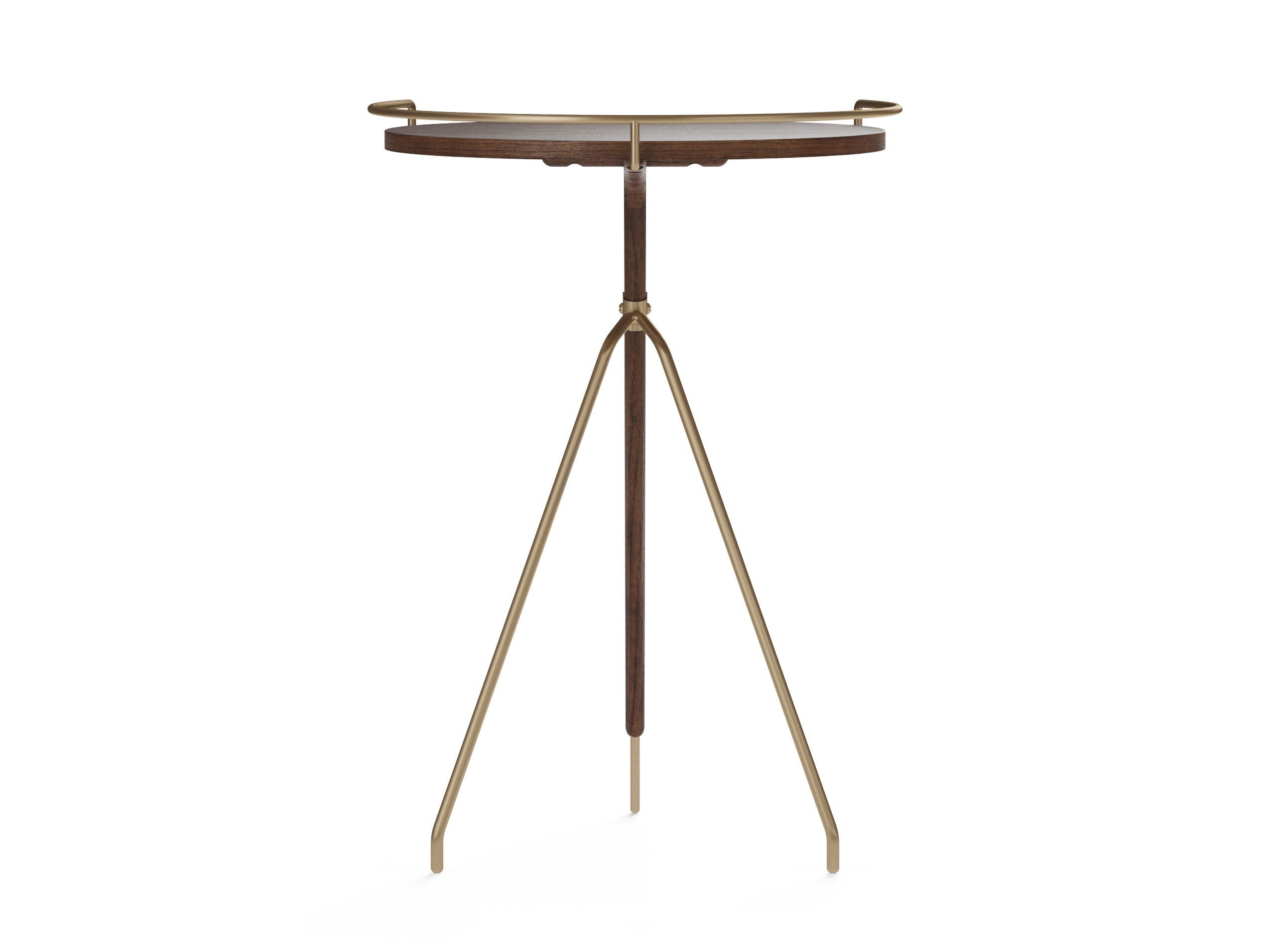 Круглый журнальный столик из орехового дерева Audo Copenhagen Umanoff ARCH-00016026 - Вид №3