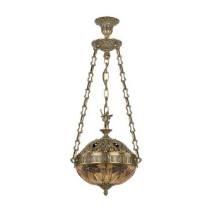 Подвесной светильник коричневый Bohemia Ivele 71000P/30AZ FP Amber/M-1H FA5S BOHEMIA IVELE 7100 00-3890251 Коричневый