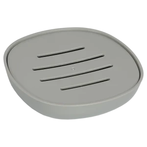 Мыльница SWENSA Ping - стильный аксессуар для ванной в сером цвете 89380218