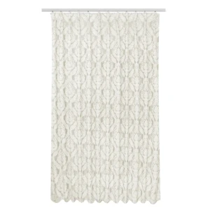 Штора на ленте «Монограм» 200х280 см цвет капучино