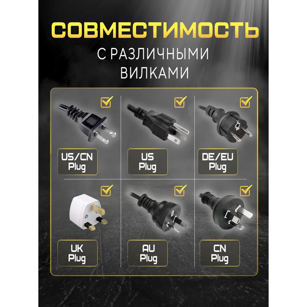 Переходник сетевой Oxion с заземлением 16 А 89372047 STLM-2050444 Santreyd  - Вид №3