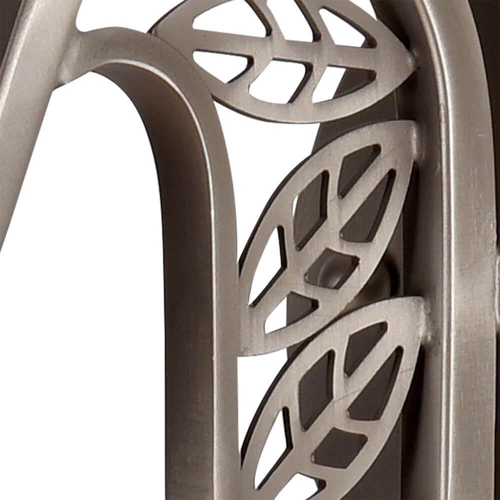 Бра металлическое хром "Ауэрель" 2031/1W-SNCR-CL LUMIEN HALL СВЕЧА 00-3929828 Серебро  - Вид №2