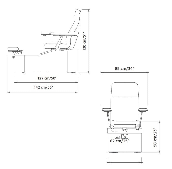 Кресло для педикюра Lemi Group туалет ARCH-00061905