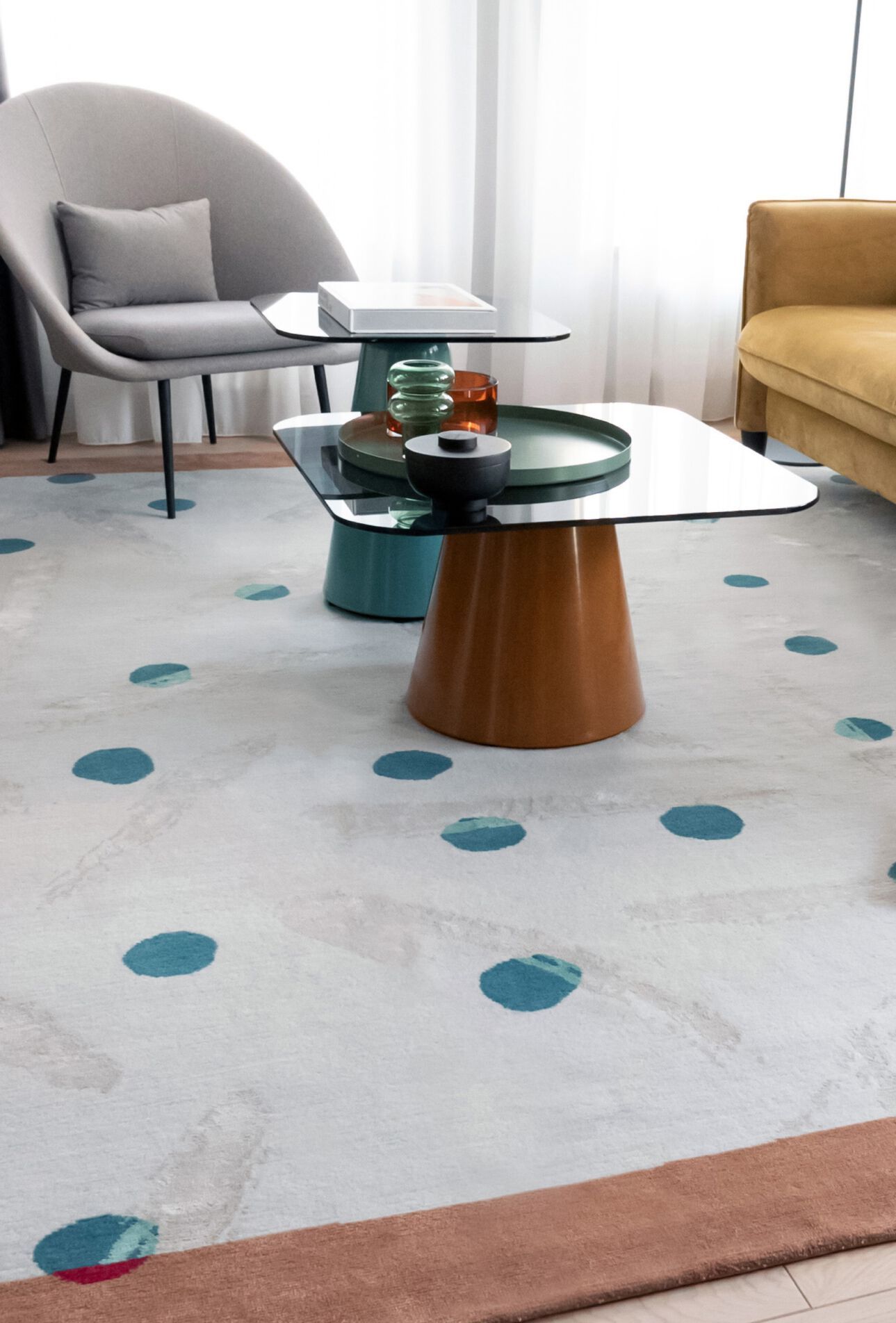 Прямоугольный ковер ручной работы Tapis Rouge Ludico Kids ARCH-00143806 - Вид №3