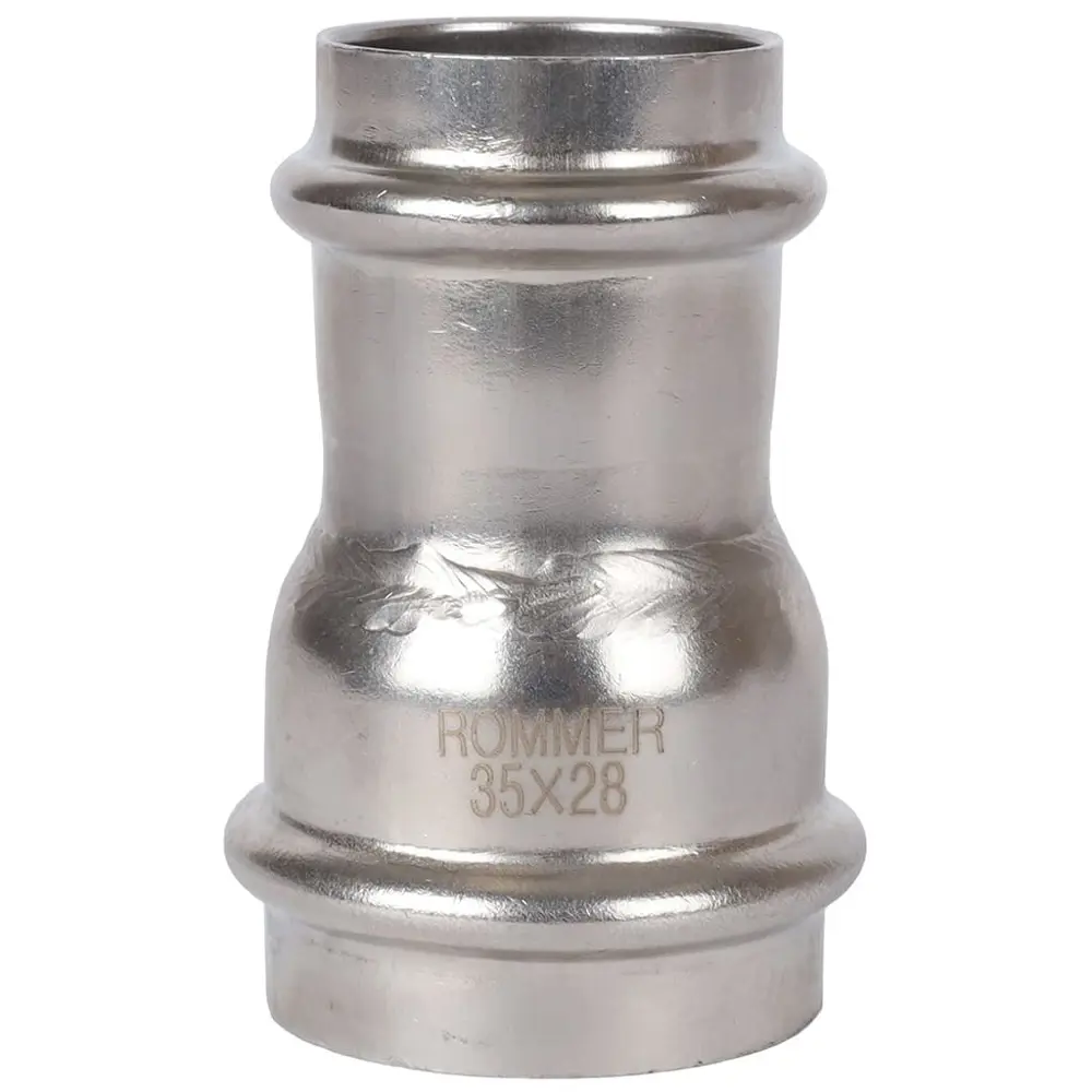 Муфта переходная Rommer 35x28 мм ВПр нержавеющая сталь STLM-2021226