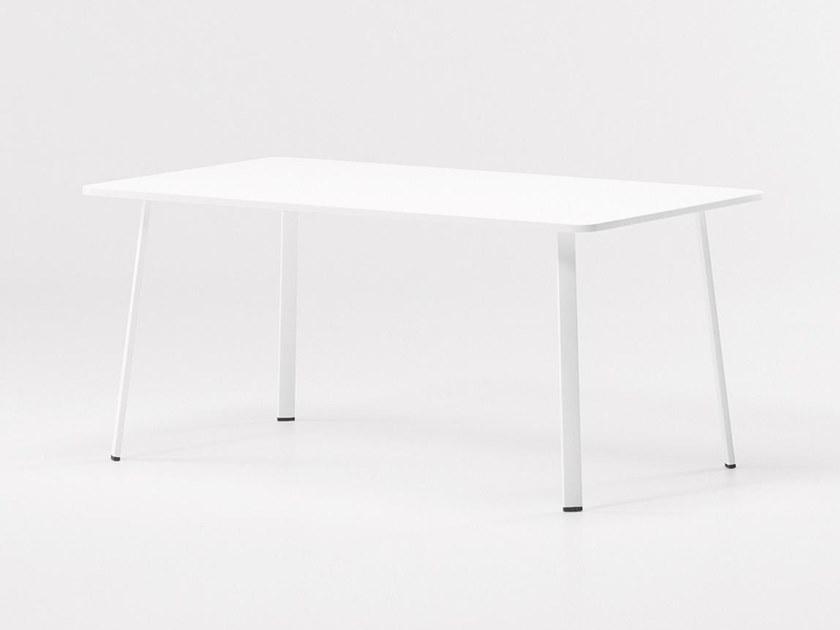 Kettal Прямоугольный алюминиевый садовый стол Village #56491 - Вид №1