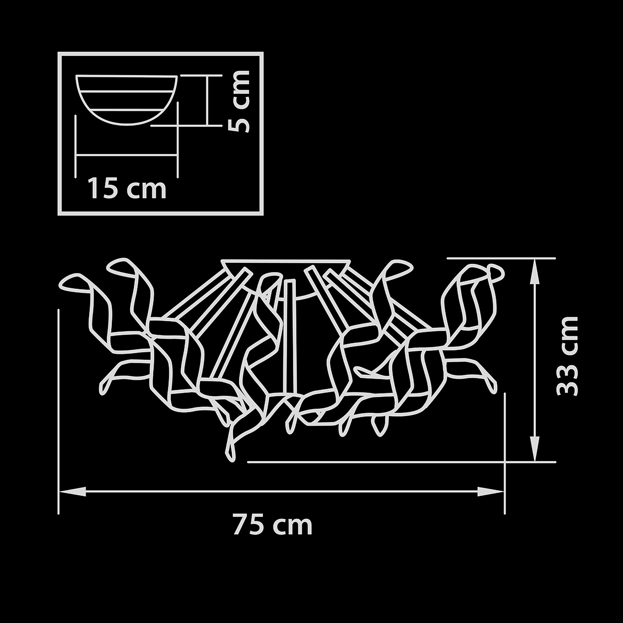 Потолочная люстра Lightstar Turbio 754068 LIGHTSTAR ДИЗАЙНЕРСКИЕ, TURBIO 058823 Коричневый  - Вид №1