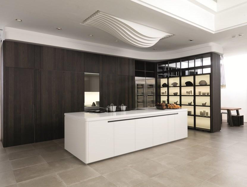 GAMADECOR Модульная кухня из дуба с островом sun-id-1428340 - Вид №2