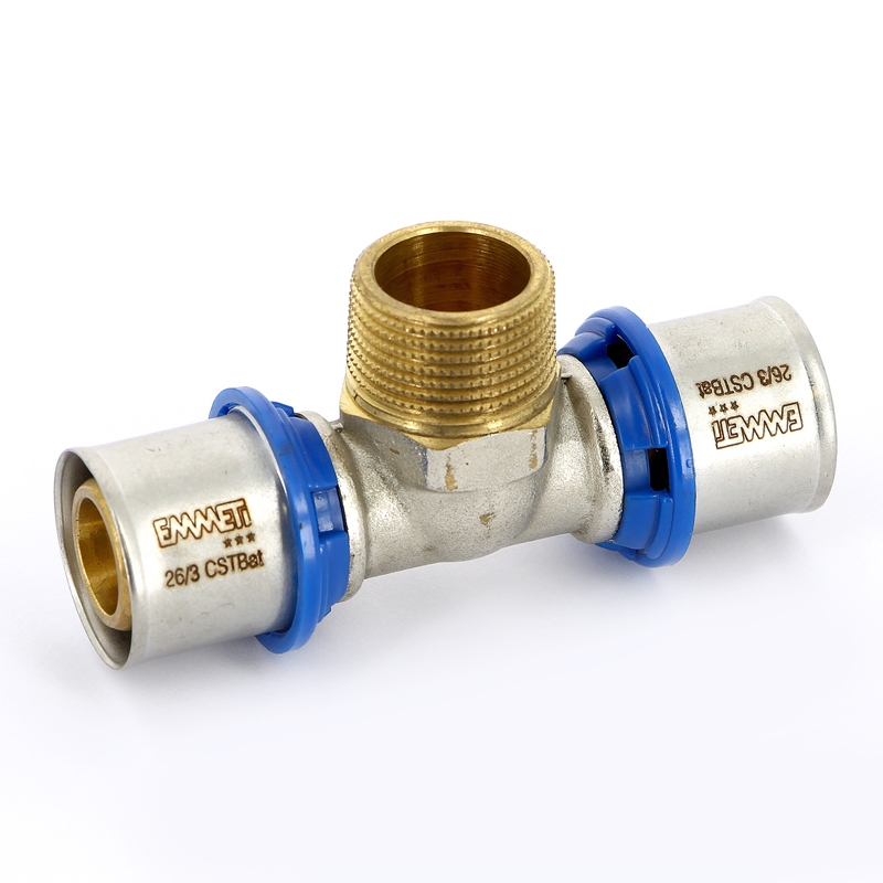 Тройник пресс-Н EMMETI 20х1/2"х20 28101414