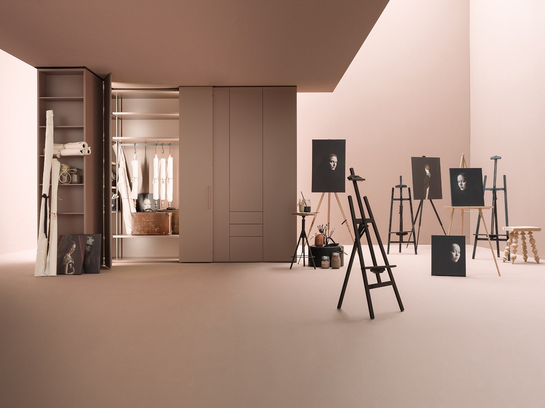 Угловой шкаф с полным отверстием Caccaro ARCH-00053022 - Вид №1