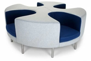 Adrenalina Изогнутый 4-х местный диван Otto