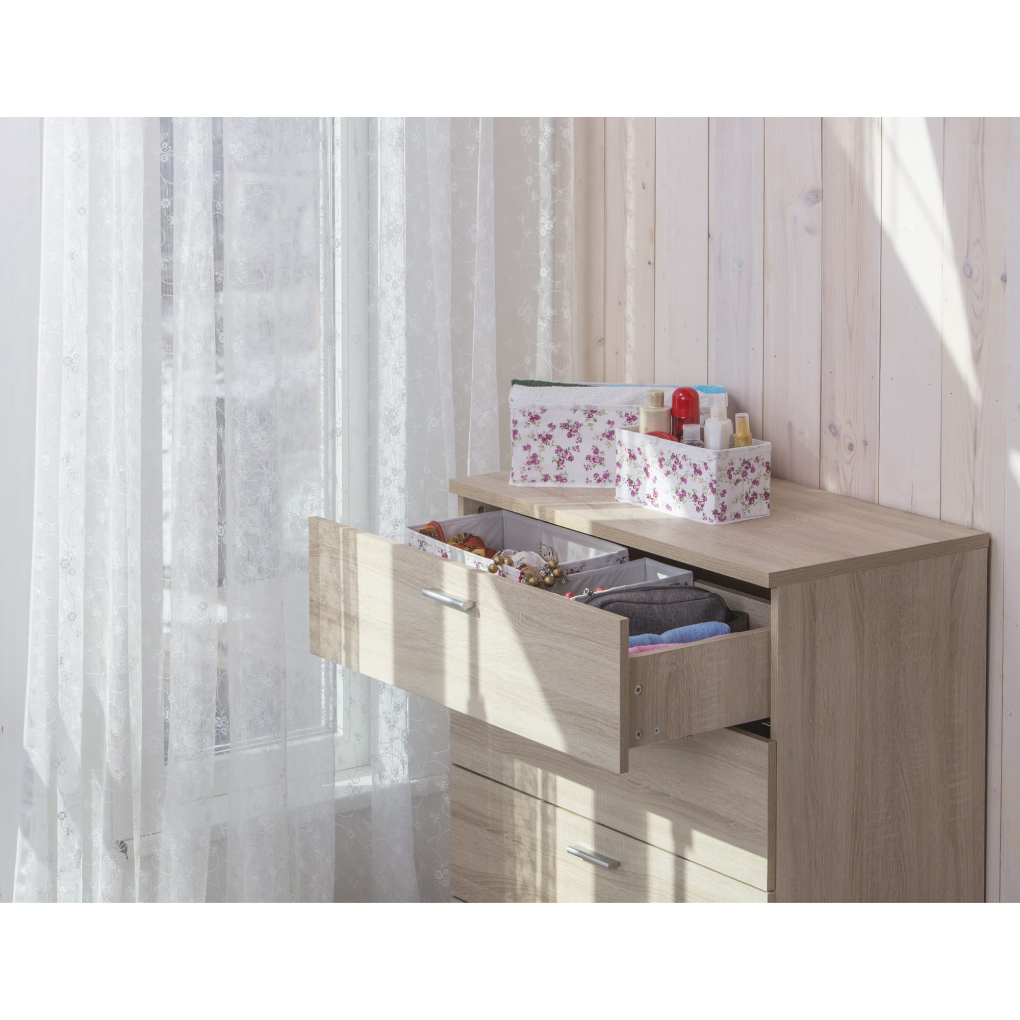 18592745 Каркас комода 99x80x44,3 см, 4 ящика, цвет дуб сонома Santreyd  - Вид №6