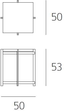 Pacini & Cappellini Квадратный мраморный журнальный столик sun-id-1510642 - Вид №1