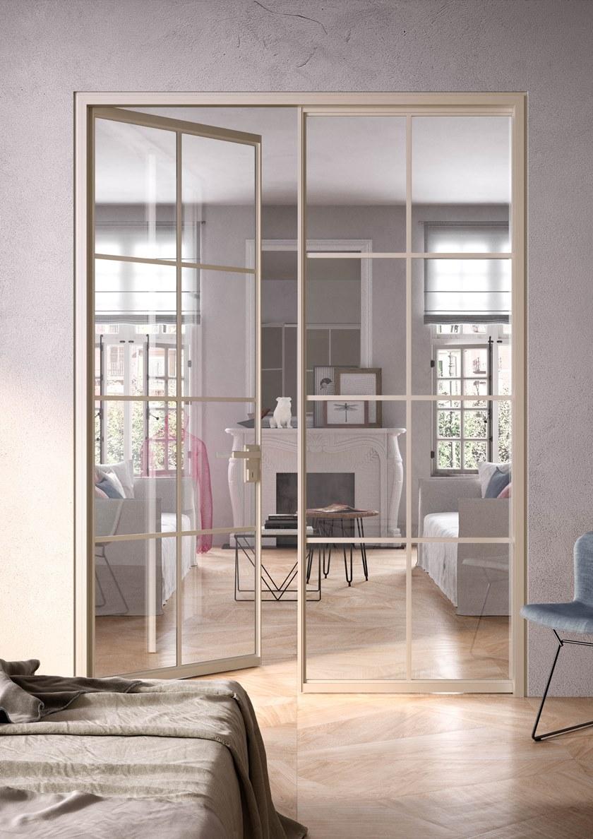 ALBED Распашная стеклянная дверь без фальш-рамы Quadra sun-id-1401538 - Вид №2