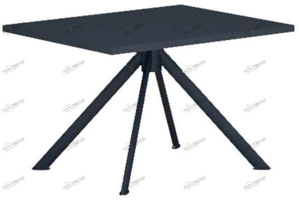 Ares Line Низкий квадратный стальной журнальный столик Liner sun-id-1488694