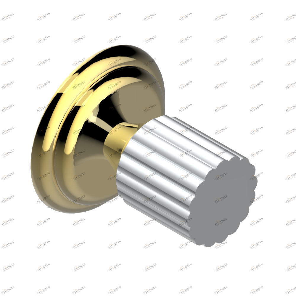 A9B-26BP Ручка среднего размера Thg-paris Jaipur с матовым хрусталём Хром/золото A9B-26BP CAT.A