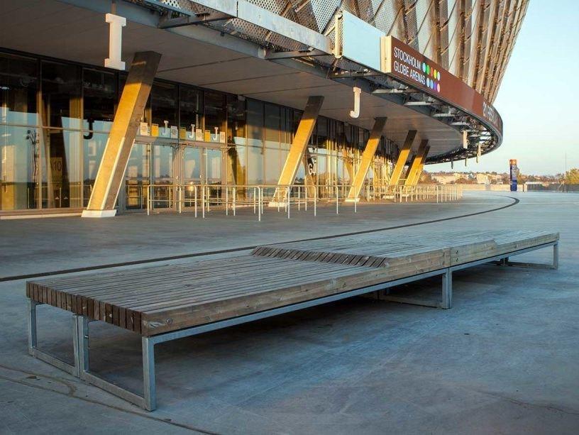 VESTRE Модульная скамья из стали в современном стиле без спинки sun-id-1468277 - Вид №9