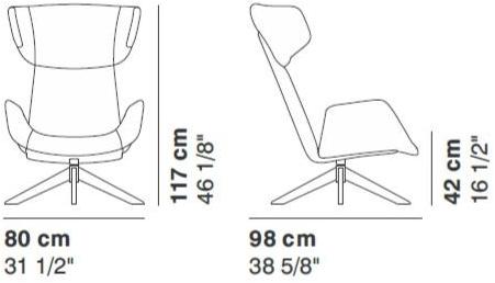 La Cividina Кресло-качалка с подголовником Myplace 9055/9061 - Вид №5