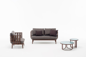 2-местный алюминиевый садовый диван