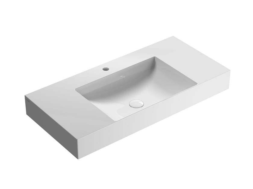 Керамическая прямоугольная раковина Ceramica Globo плиты ARCH-00065601