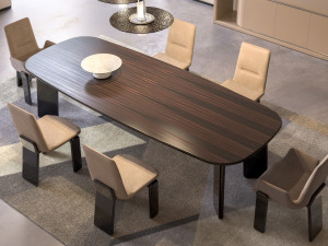 Прямоугольный деревянный обеденный стол