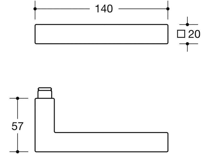 100XPG01.1A0 Дверная ручка для замков стеклянных дверей HEWI Neuheiten BB  - Вид №1