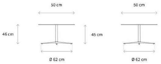 Wagner Круглый журнальный столик из стали и стекла W-table sun-id-1481139 - Вид №1