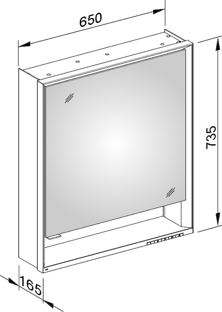 14301171201 Зеркальный шкаф KEUCO Royal Lumos - Вид №4
