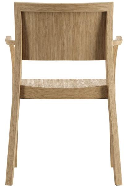 horgenglarus Штабелируемый стул из массива дерева с подлокотниками  6-590a  - Вид №6