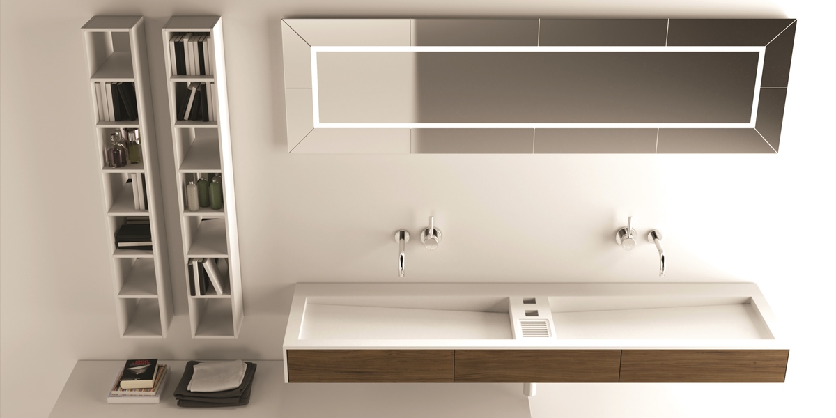 Moma Design Шкаф-пенал подвесной 1500 Display белый DSP03150LO - Вид №1