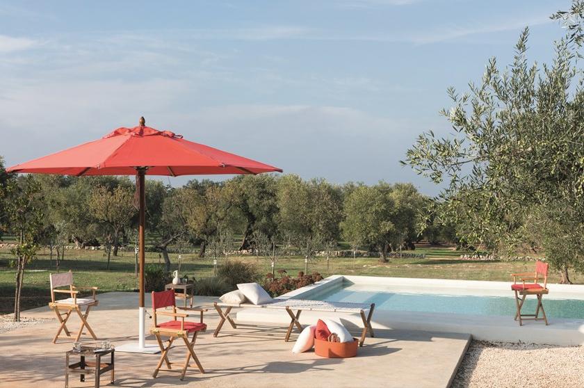 Unopiù Круглый зонт из массива дерева и акриловой ткани Lipari sun-id-1413621 - Вид №2